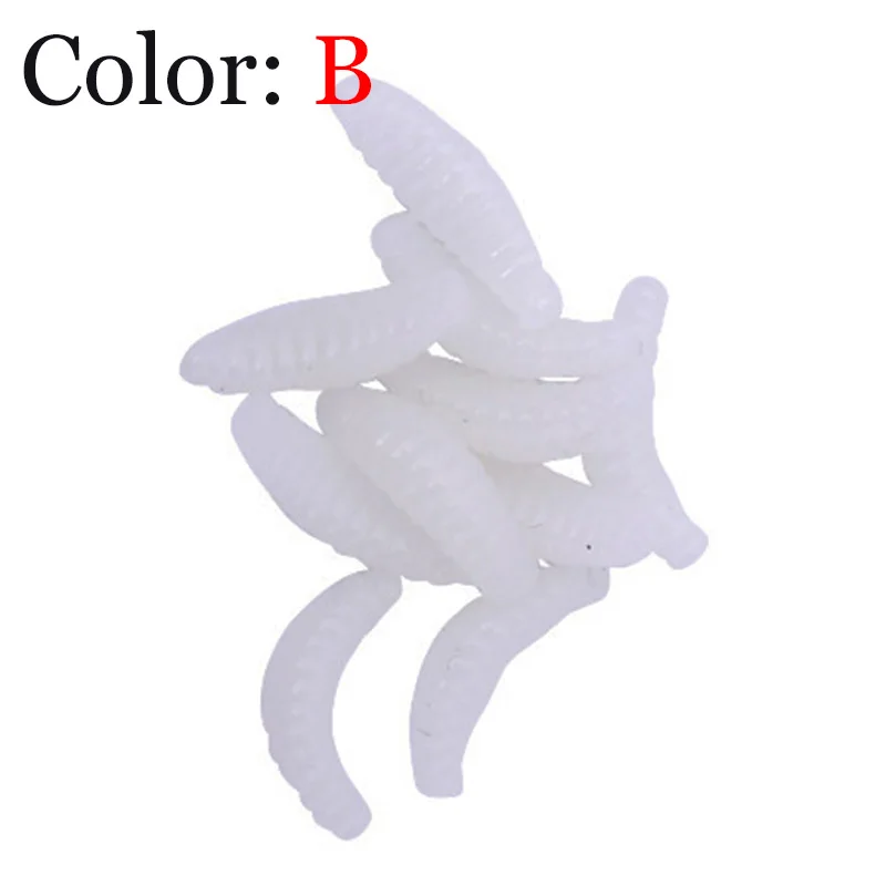 Proleurre 10 قطعة Wobblers الصيد إغراء لينة الطعم دودة 20 مللي متر 0.5g Swimbaits سيليكون لينة إغراء الطعم الاصطناعي ل الصيد بيكي