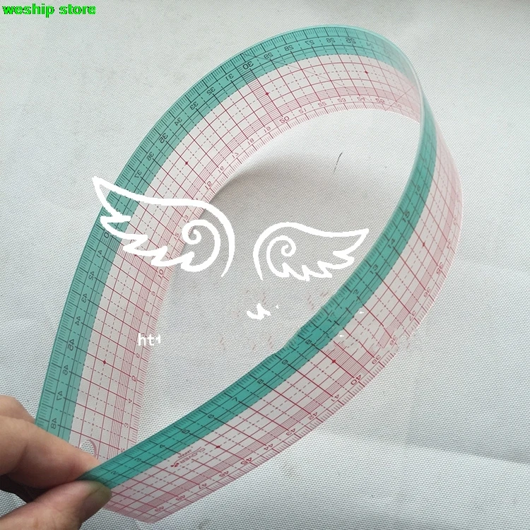 

Pattern making ruler /Plate ruler for Makeing clothes/patchwork 30cm/50cm thickness=1.2mm