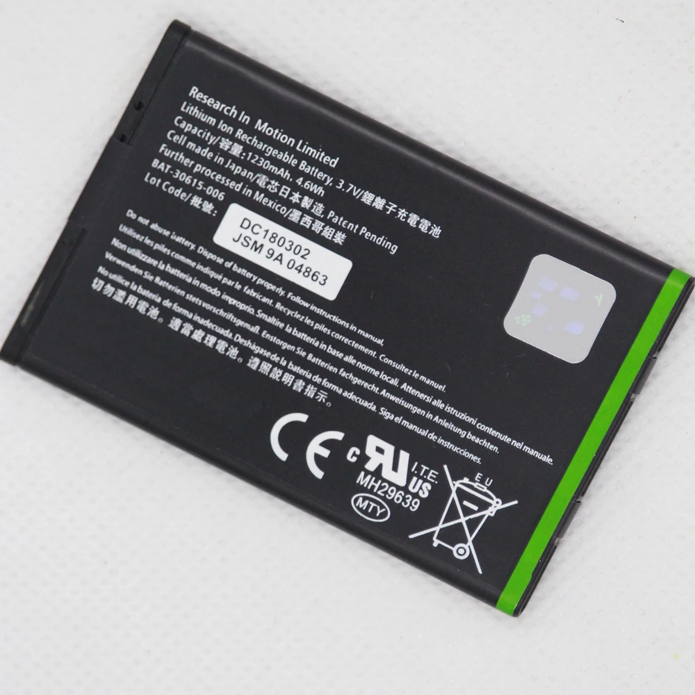 5 шт./лот 1230 mAh J-M1 JM1 Аккумулятор для Blackberry Bold 9900 9930 9790 9380 P9981 Torch 9850 9860 мобильный аккумулятора телефона