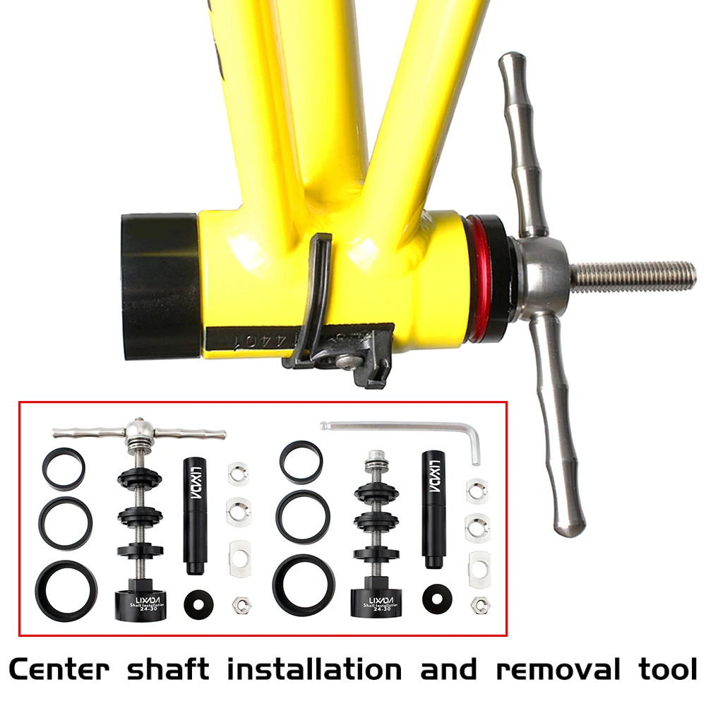 

Lixada Bicycle Bottom Bracket Install and Removal Tool Kit Bike Bottom Bracket Remover for BB86/BB30/BB91/BB92/PF30