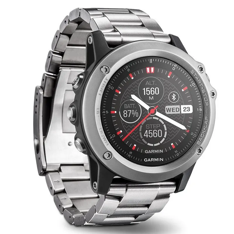 Металлический браслет из нержавеющей стали для Garmin Fenix 3/Fenix 3HR сменный смарт часов