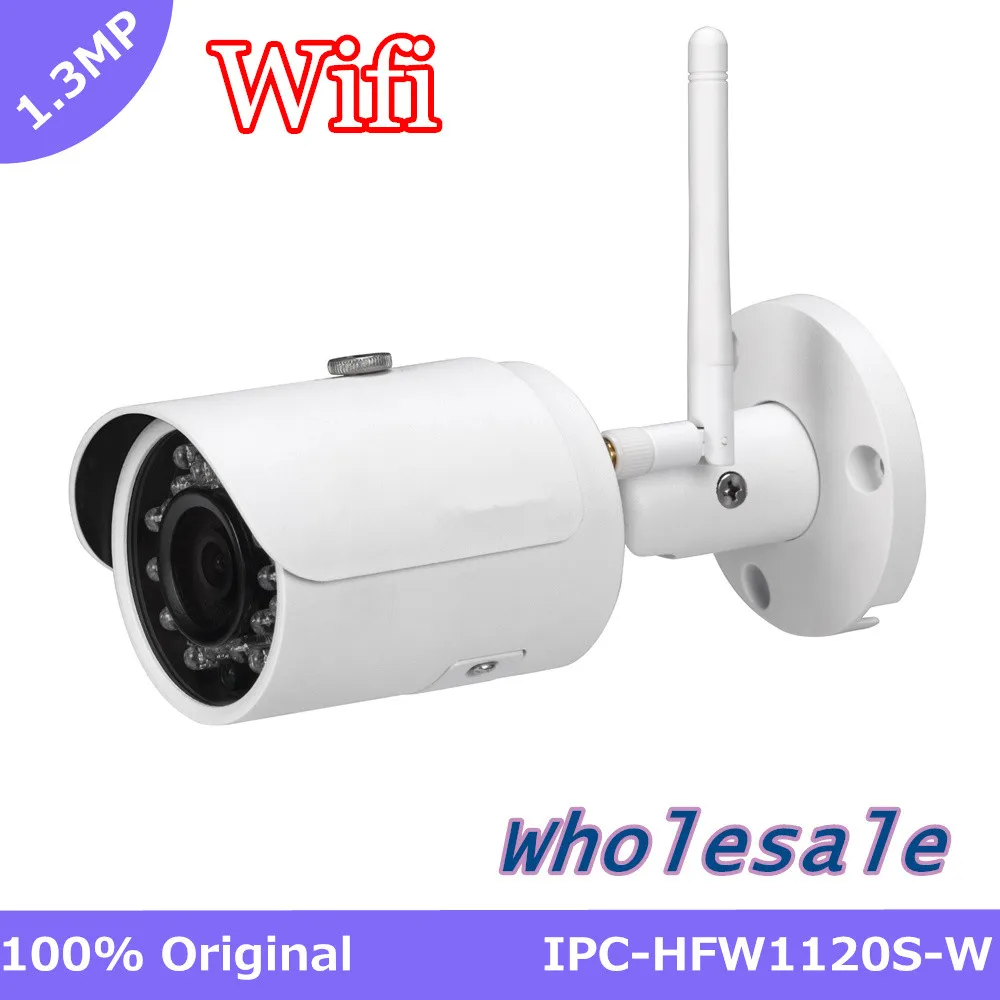 

DH Export English version IPC-HFW1120S-W 1.3MP IR30M IP67 built-in WIFI SD Card slot Network outdoor Bullet IP WIFI Camera