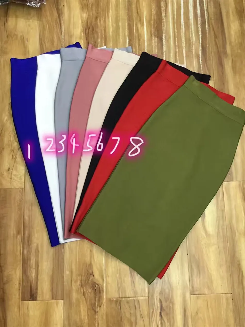 

2017 temperament stretch tight nightclub lady birthday party wild fashion sexy bandage skirt in the long section
