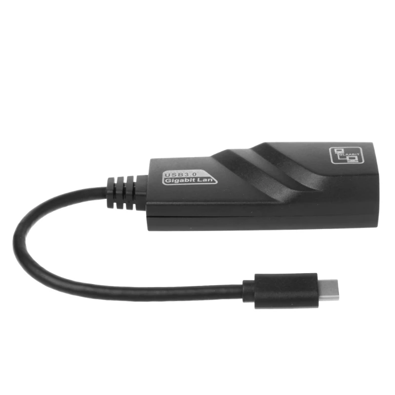 JINSHENGDA USB 3,1 Тип C USB-C к RJ45 Lan сетевой адаптер Gigabit Ethernet 10/100/1000 Мбит/с