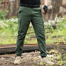 WZJP мужские армейские брюки в Военном Стиле дышащие легкие водонепроницаемые быстросохнущие повседневные брюки мужские тактические брюки карго