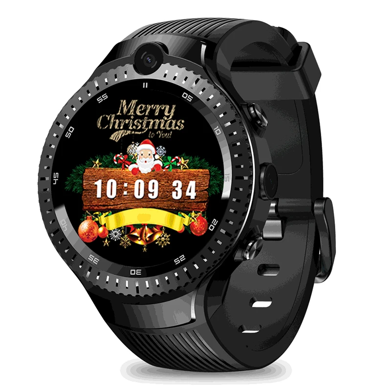 Модные мужские Смарт часы gps 4G 3g 2G Вызов двойная HD камера 5MP + пульсометр наручные