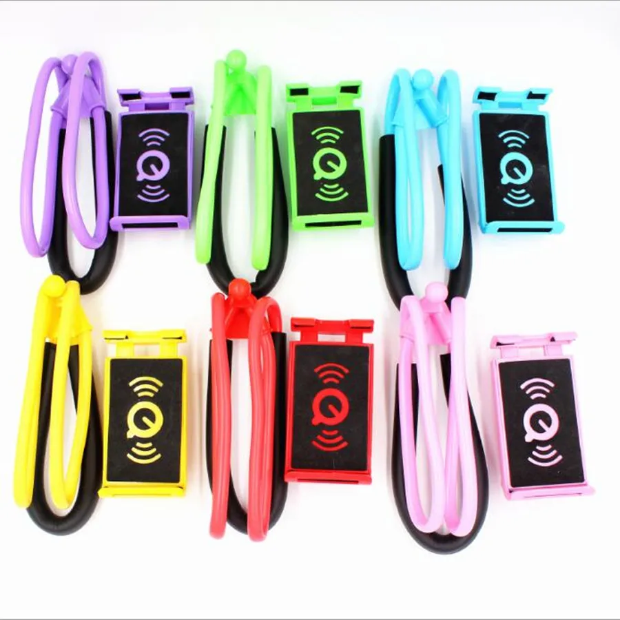 

New Lazy Bracket Universal 360 Degree Rotation Flexible Phone Selfie Holder Snake-like Neck Bed Mount Anti-skid For Phone