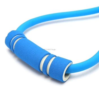 Home Sport Fitness Yoga 8 Shape Pull Rope Tube Equipment Tool Gym Exercise