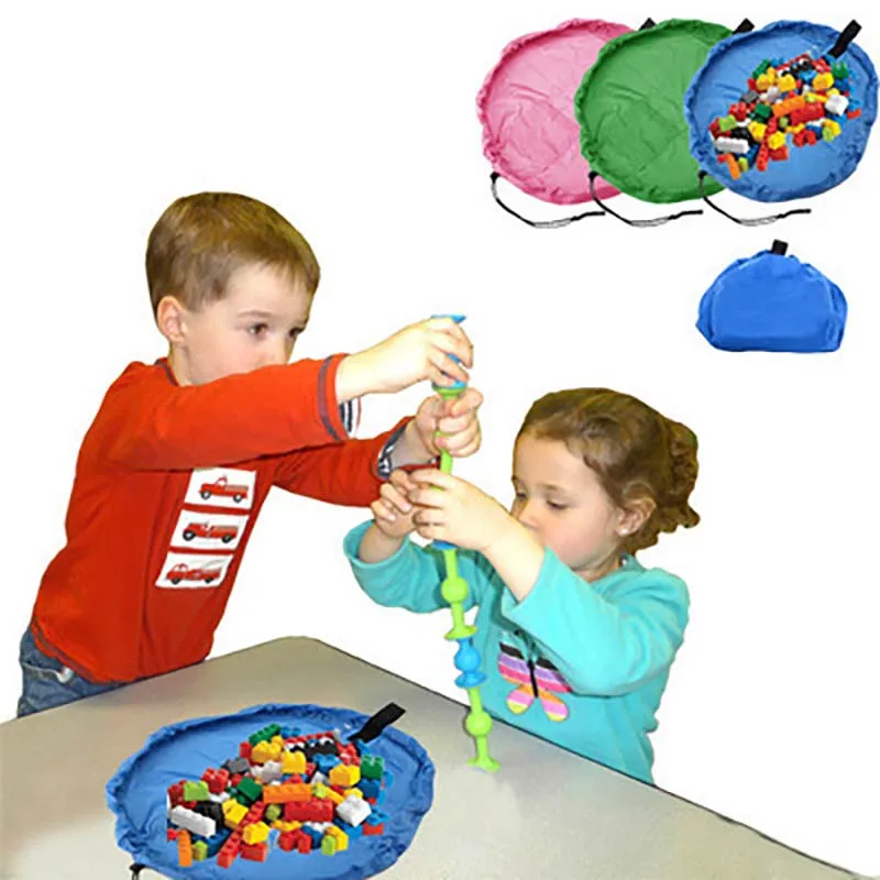 45cm Storage Bag Play Mats Portable Kids Toy Storage Bag Indoor