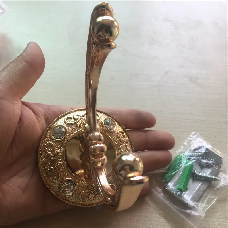 Vintage Hooks European Antique Robe Hook Wall Mounted Clothes Hook Coat