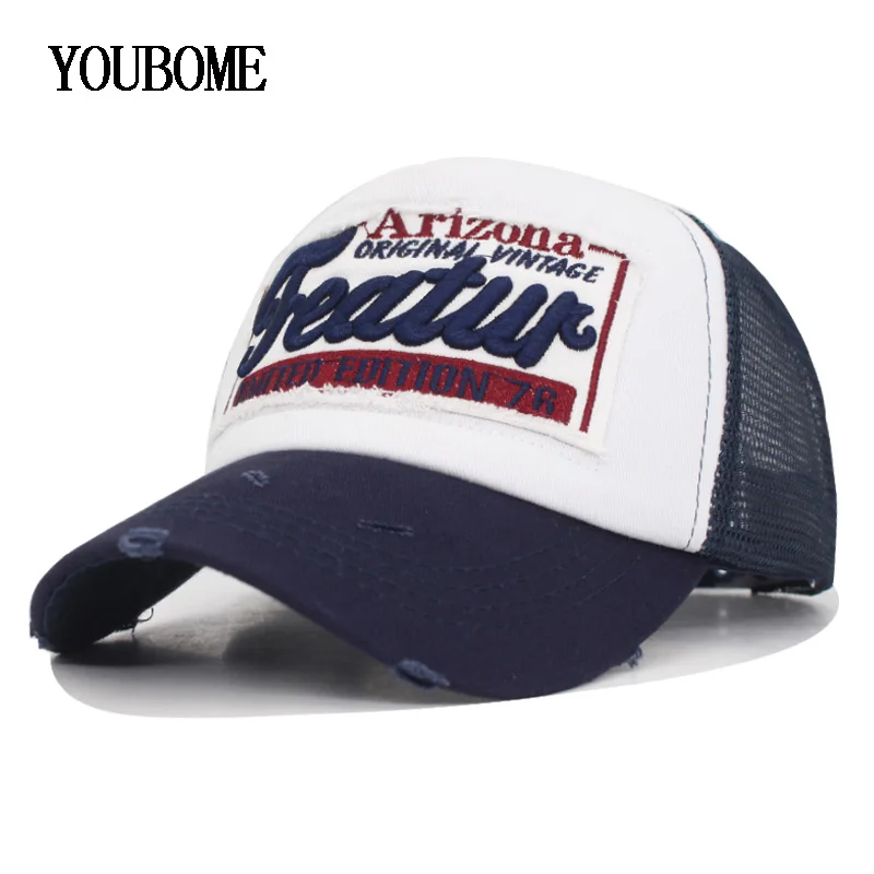 Бренд YOUBOME, бейсболка для женщин, Snapback, кепки s, шапки для мужчин, сетчатые, летние, с вышивкой, Casquette, Bone, с буквами, Feture, Мужская кепка для папы, шапка