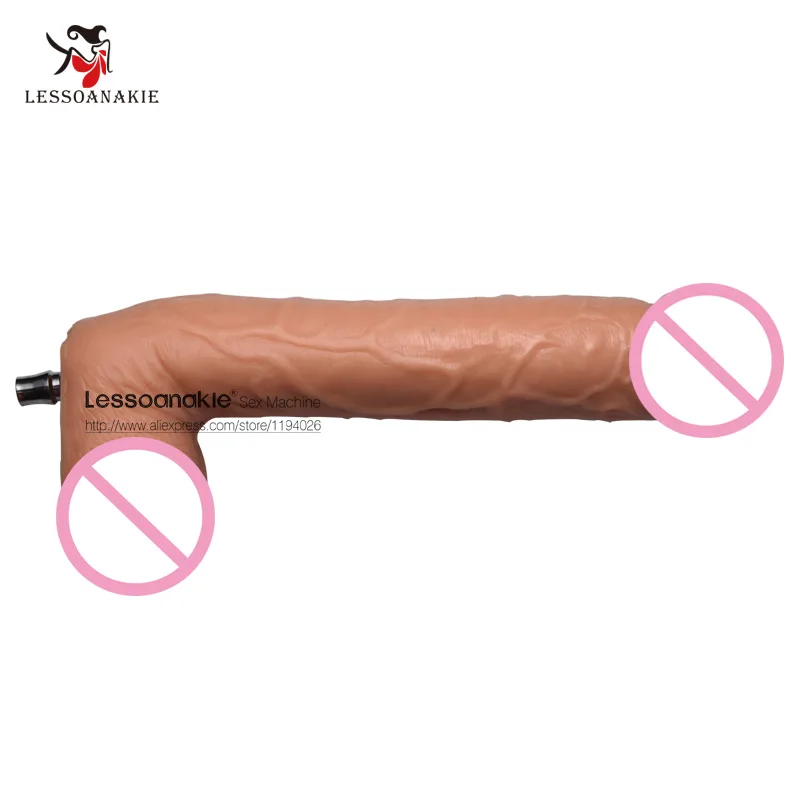 D39 10 2 Nude Humongous Large font b Dildo b font Attachment to Sex Machine Thick