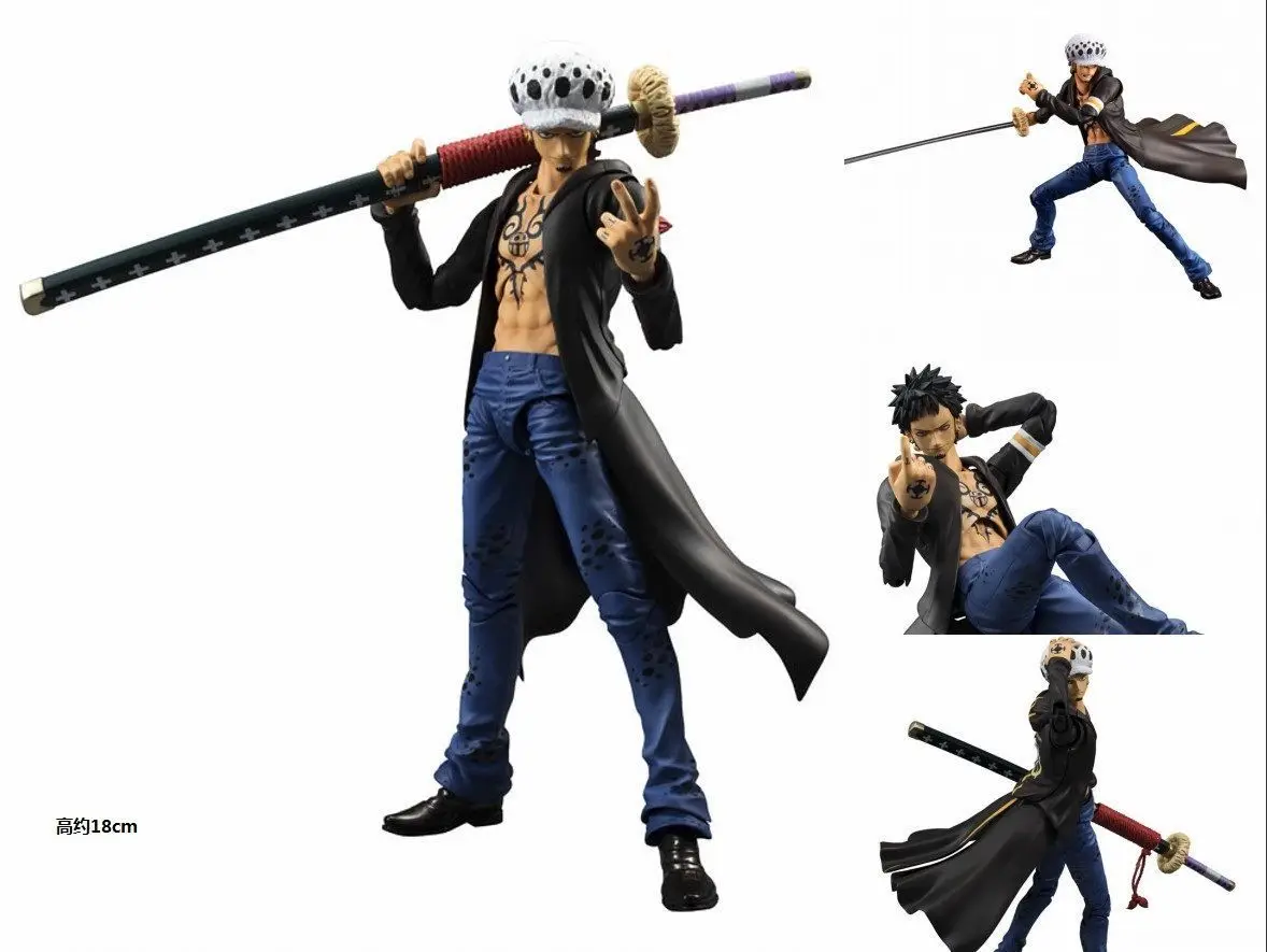 One Piece Trafalgar D Water Law Movable Action Figure Toy Collection
