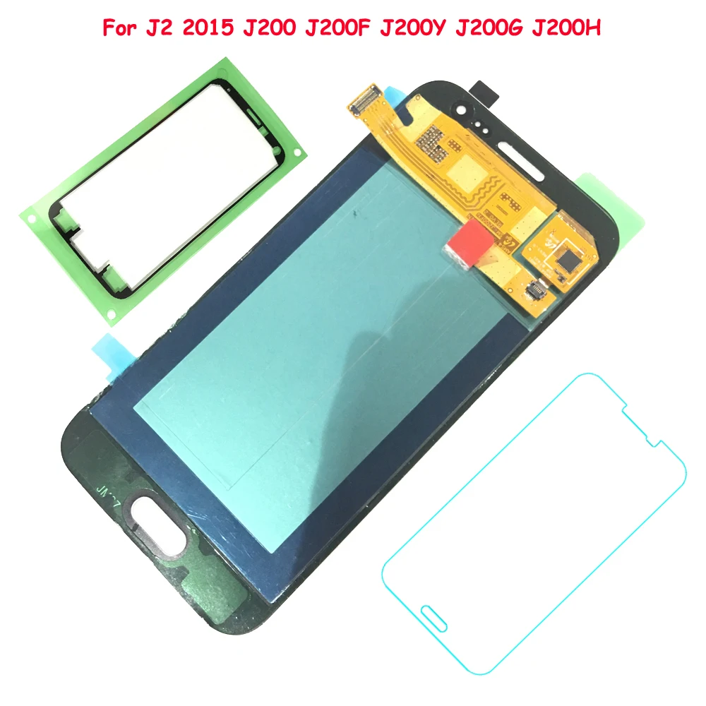 

100% Tested Working AMOLED LCD Display Touch Screen Assembly For Samsung Galaxy J2 J200 J200F J200H J200Y