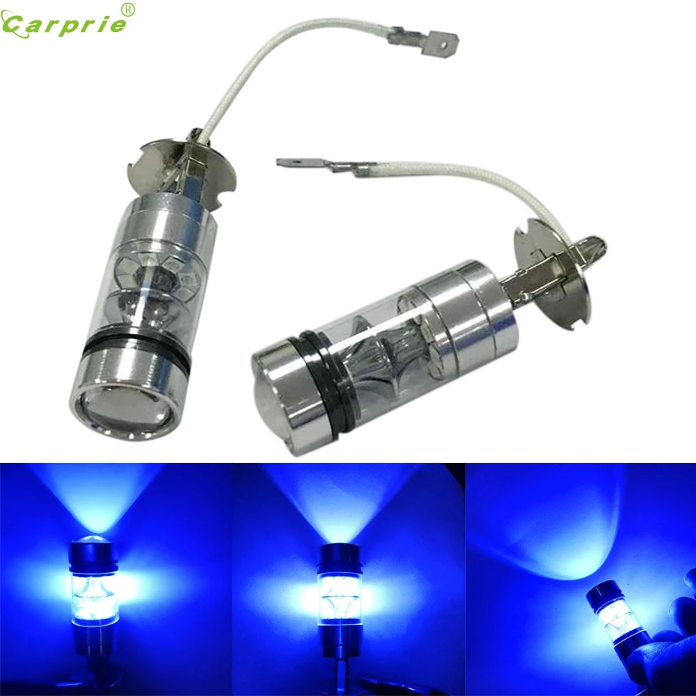 

Auto 2X H3 100W 20LED HID 2323 Fog Driving DRL Light Bulbs Dec27