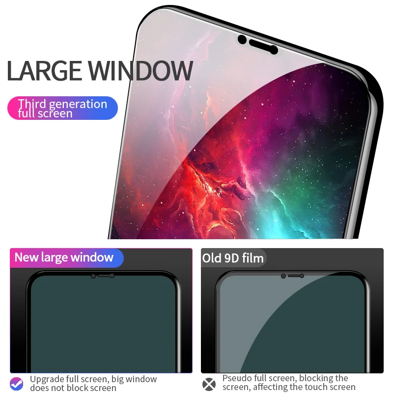 Защитное закаленное стекло 9D для iPhone X Full HD Blue Ray Xs XR XsMAX|action figure|animal modelfigure action |