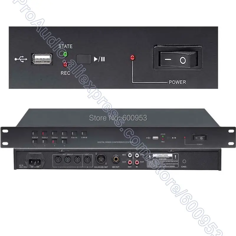 Micwl 350U-A5 الكلاسيكية غرفة اجتماعات مؤتمر ميكروفون معقوفة mic 1 المضيف دعم نظام 1 الرئيس 4 مندوب 60 الجدول mic