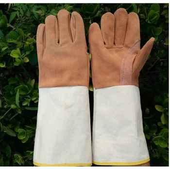 

Long Style Welding wear-resisting Heat insulation workplace safety gloves
