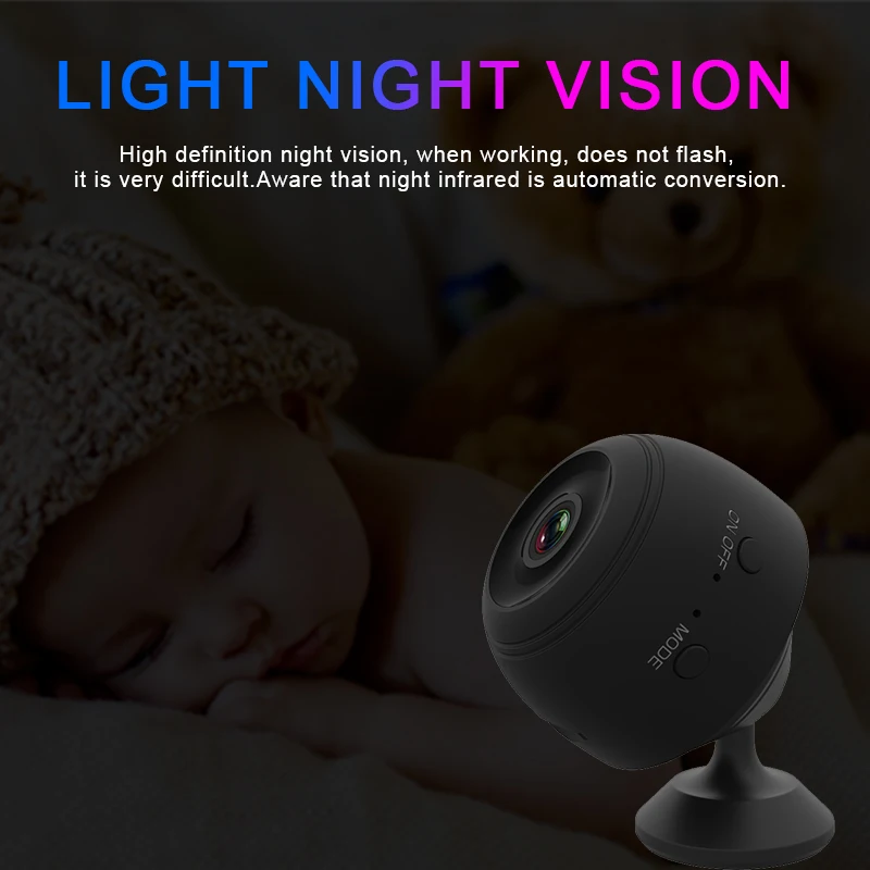 Volemer Wifi Camera 360 Degree 1080P HD Video Camera Mobile Monitoring Network Surveillance Smart IR-Cut Night Vision Ip Camera (3)