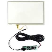 Сенсорный экран 7 дюймов сенсорный экран Панель 165 мм x 104 мм 4-провод контроллера карты