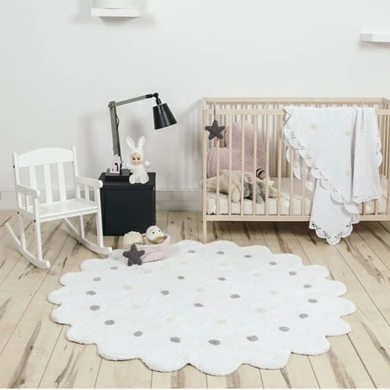 Игровой коврик в горошек Tapis Enfant детский для занятий тренажерном зале детские