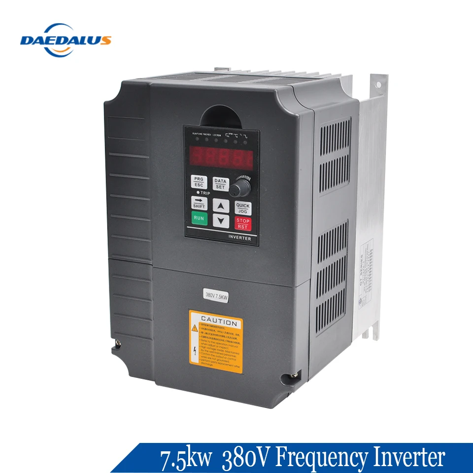 

Deadalus High Quanlity 7.5kw 380V Frequency Inverter for CNC Spindle Motor Speed Control VFD .