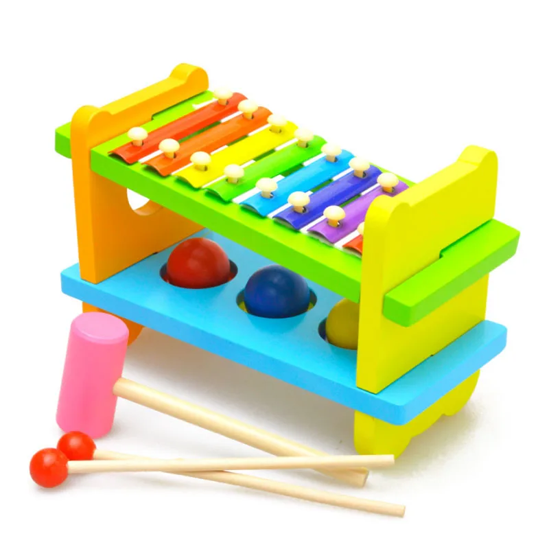 

Wooden Hands Knock Piano Piano Countertops Toys Puzzle Child Small Musical Instruments Toy Baby Enlightenment Toys