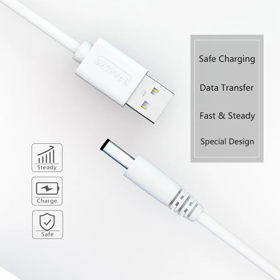 SAMZHE USB для постоянного тока 3,5 мм/5,5 мм 5 В 3 А 1 м кабель питания зарядный кабель для mp3 плеера динамик USB подсветка маршрутизатор ноутбук радиатор