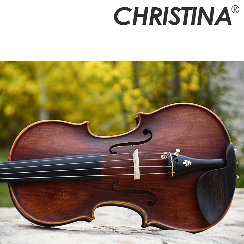 Master Violin Christina Italy V08B professional violino 4/4 high quality Spruce Maple Violin Case,rosin musical instruments