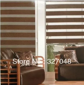 Por Zebra Blinds Double Layer Roller Ready Made Curtain Por Zebra Blinds Double Layer Roller Ready Made Curtain Fabric Window In Shades Shutters From Home Garden On