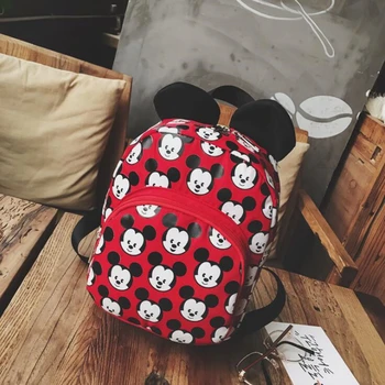 

Fashion Miceky Shape Kindergarten Backpack Kids Bag Quality Nylon Small School Bags for Girls Boys Aged 3-6 Preschool Bags