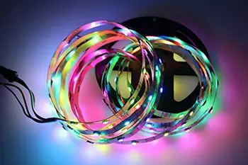 

2M SK6812(similar WS2812B) mini SMD3535 strip light 60led/m Individually Addressable DC5V Dream color Non-waterproof 4mm Width