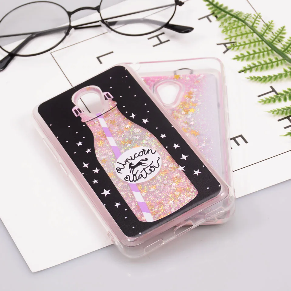 Reaoom for Meizu M6 Case Glitter Dynamic Liquid Star Quicksand Colorful Cute Bottle Unicorn Protection Cover Capa for Meilan 6   (6)