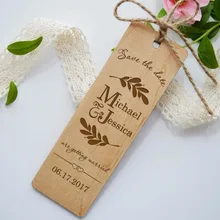 Пользовательские сохранить Дата деревянные метки, персонализированные Свадебный теги, деревенский Свадебные душ пользу метки Деревянный сердце Свадебные бирки