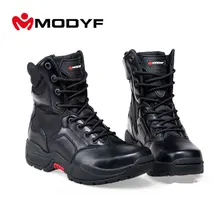 Free shippingsteel toe cap work safety shoes Puncture proof Military boots Compression wear-resisting Martin boots Fashion shoes