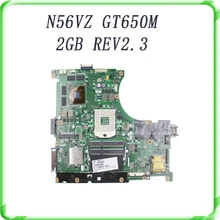 n56vm Rev 2 3 laptop motherboard Fit N56VM N56VJ N56VZ N56VB non integrated N13P GT A2