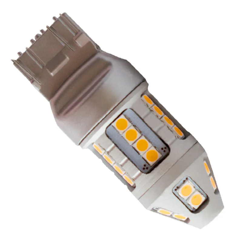 Супер яркий T20 7443 7515 W21/5 W 30 SMD 3030 светодиодный авто тормозные лампы 21/5W Автомобильные фары дневного света светильник поворотники лампы AC/DC 12V