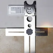 Многофункциональная плитка локатор дыр перфоратор Tapper универсальная машина для маркировки стен Регулируемый инструмент для перфорации линейка положения