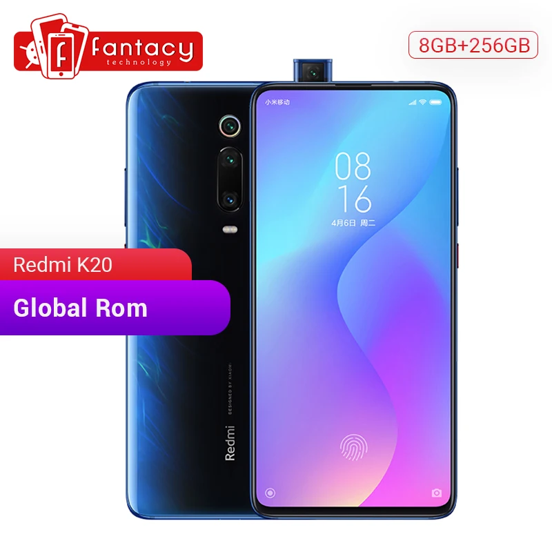 

Global Rom Xiaomi Redmi K20(MI 9T) 8GB 256GB Snapdragon 730 Octa Core 6.39''AMOLED Screen 48MP Camera Screen fingerprint 4000mAh
