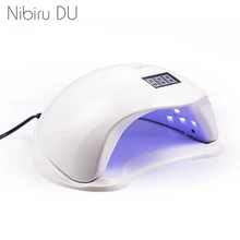 Sun5 Светодиодный УФ-Сушилка для ногтей 48 Вт 24 светодиодный с автоматическим определением 30 s/60 s/99 s таймер ЖК-дисплей Съемная база лампа для ногтей всех типов гель
