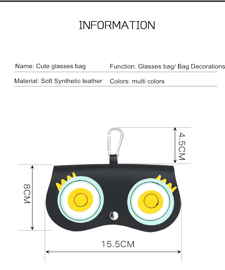 Чехол для очков, милый Чехол для очков, сумка, аксессуары для сумок, украшение, модная сумка для очков, Чехол для очков etui na okulary sac