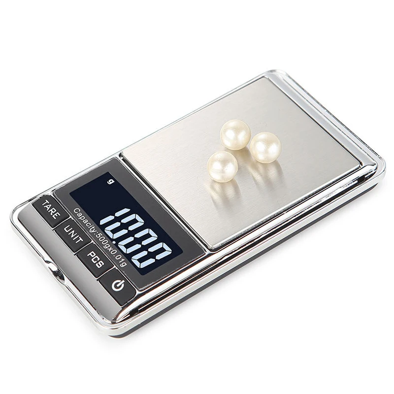 

Mini precision pocket Digital Scale for Jewelry Gold Balance Weight Electronic Scales LCD Display with Backlight