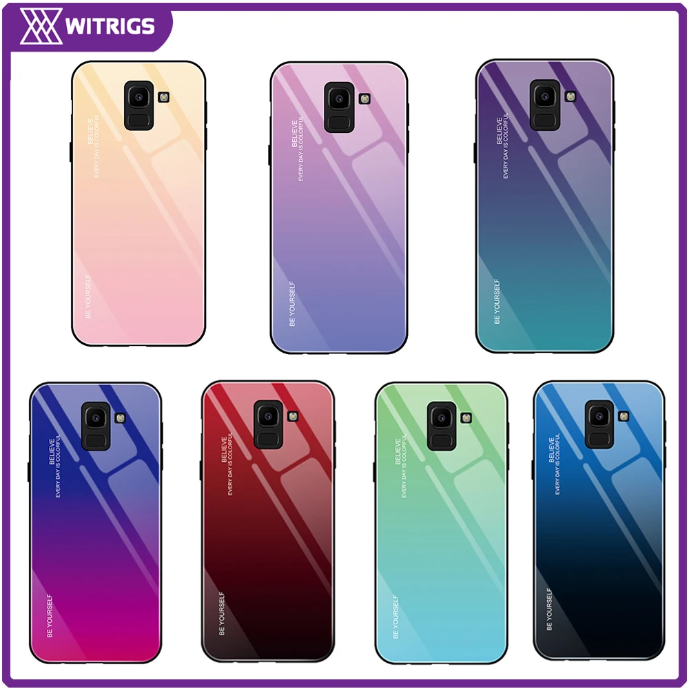 Градиентный чехол из закаленного стекла для Xiaomi mi 9 SE 8 CC9e A3 Lite x3 Max3 x2S A1 A2 POCOPHONE F1