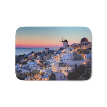 

Santorin1 Bath Mat Indoor Anti-Slip Welcome Entrance Door Mat Bathroom Kitchen Carpets