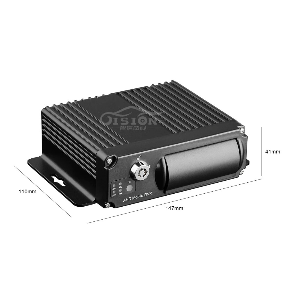 New Style 4CH Audio Video Input 1080P Video Recorder Realtime Auto Taxi Bus Mobile DVR Encrption AHD Mdvr