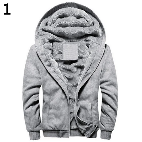 

Men Fashion Winter Thick Cotton Coat Casual Hoodies Jacket Outwear trasher