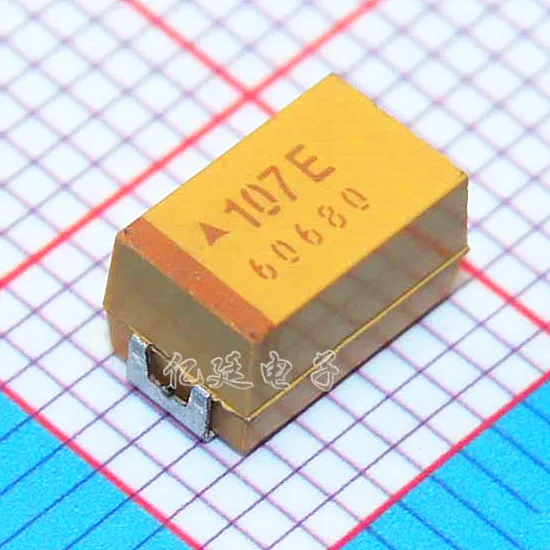 Желтые конденсаторы gall Танталовые Чип-конденсаторы 107V 100UF 35V E type 7343H 2917 |