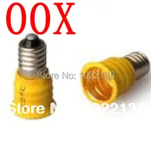 100 шт. E10-E12 LED гнездо адаптера держатель лампы база адаптер основание светильника гнездо конвертер держатель лампы винт основание светильника