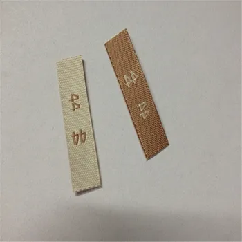 

Custom Garment Woven Label Clothing Size Label High Density