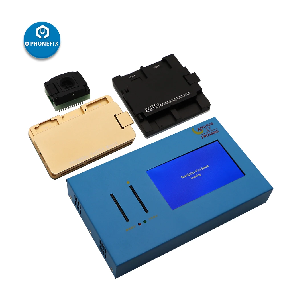 

PHONEFIX Naviplus Pro3000s NAND Programmer HDD Read Write Tool Without Remove Nand for iPad 2 3 4 5 6 Air Air 2 HDD Repair Tool